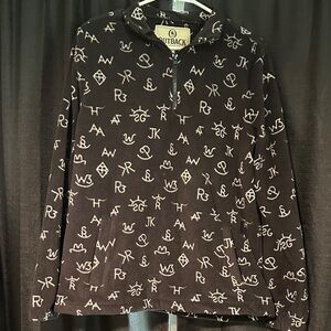 Outback Black and White Patterned Pullover